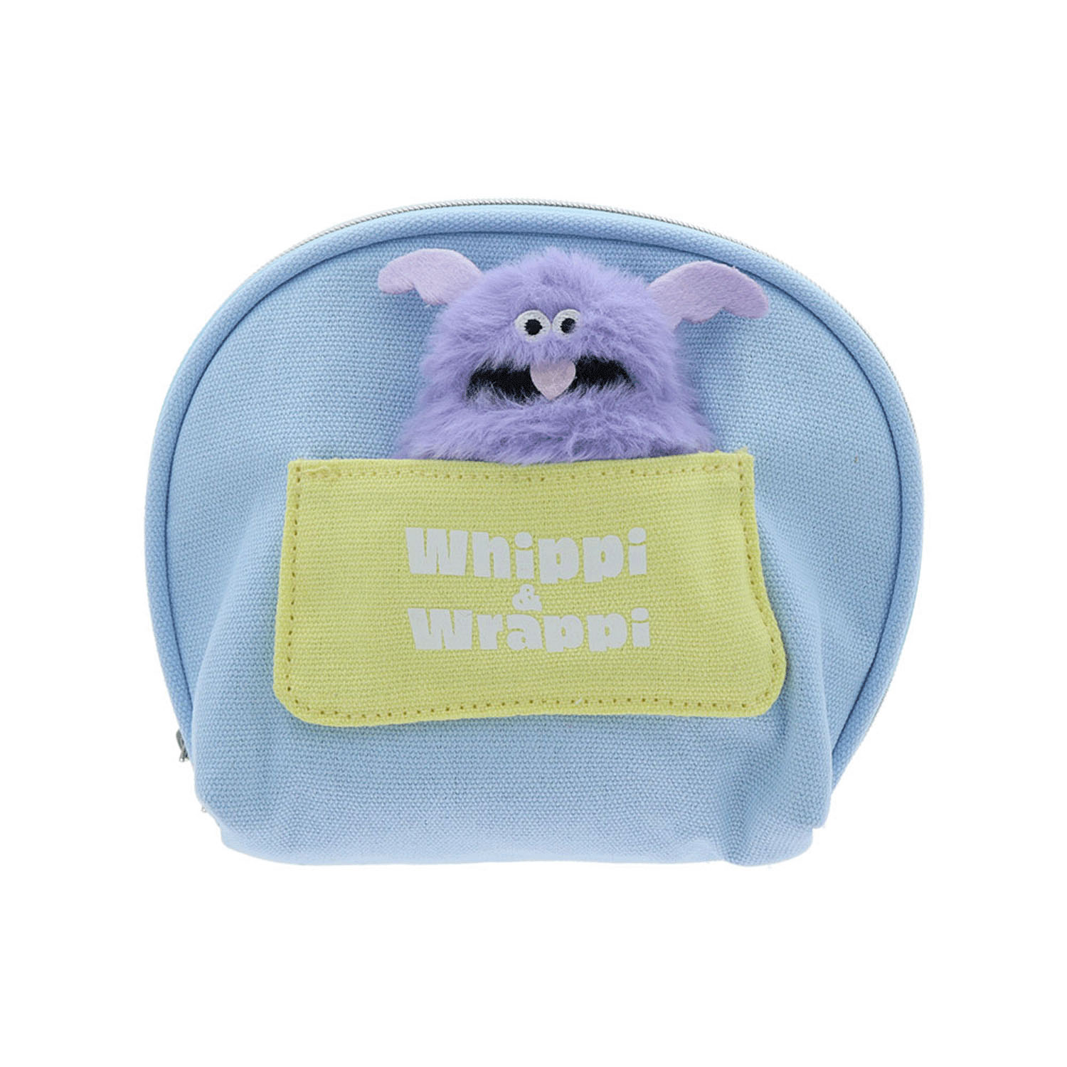 ホイッピとラッピ ぬいぐるみバッジ付きポーチ ラッピ