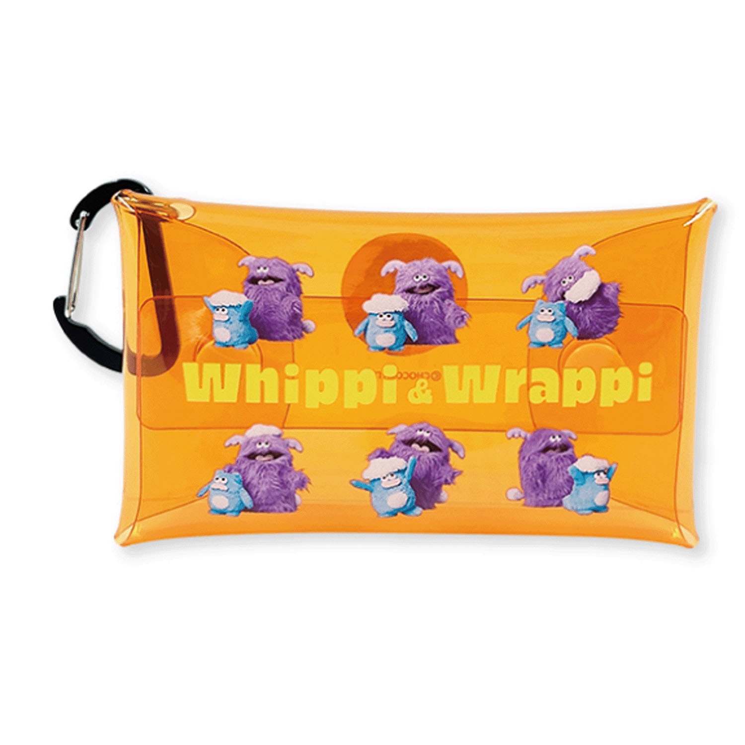 ホイッピ＆ラッピ クリアマルチケース オレンジ