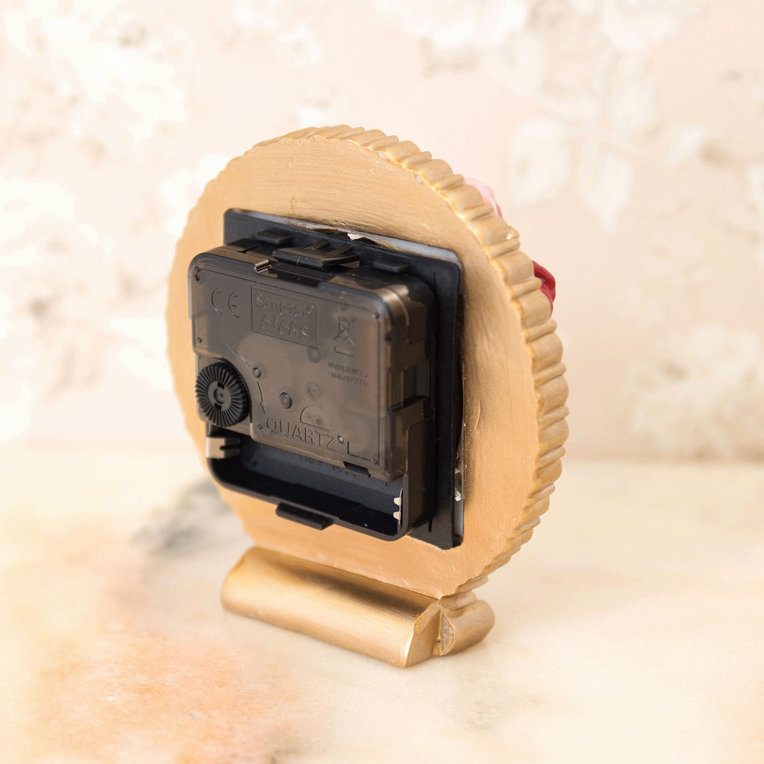 ラウンドテーブルクロック スプレンディッドローズ 置時計 - 画像9