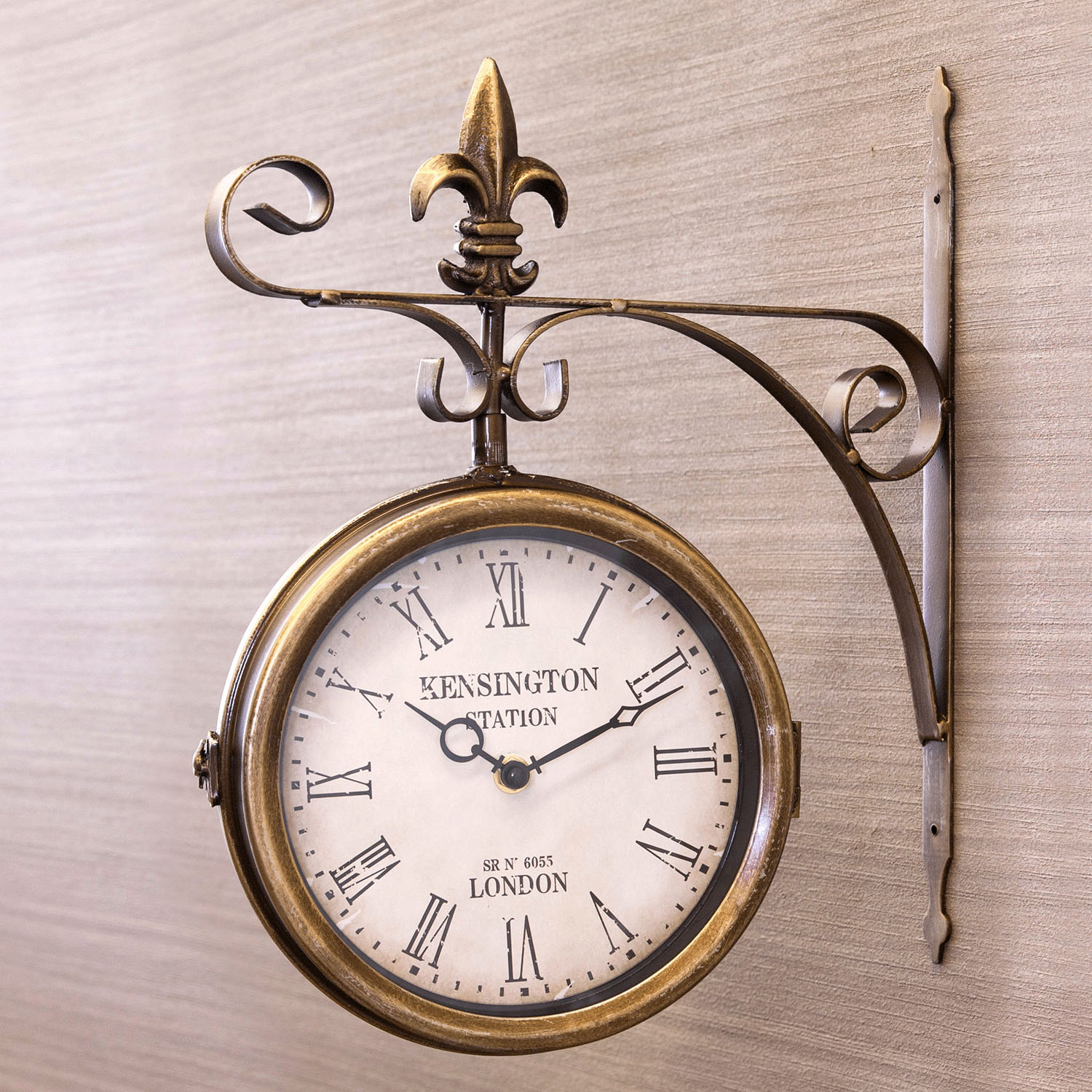 ステーションクロック ボースサイド両面ウォールクロック - 画像2