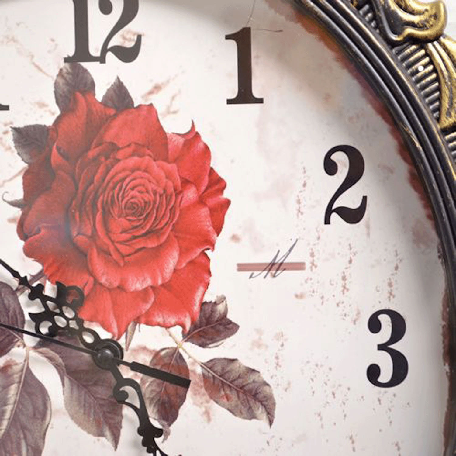 ローズ静音掛け時計【01番在庫限り】 - 画像5