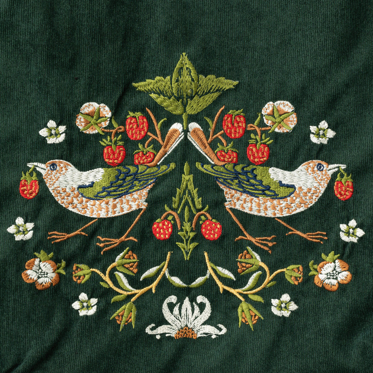 立体刺繍トートバッグ ウィリアム・モリス柄 - 画像11