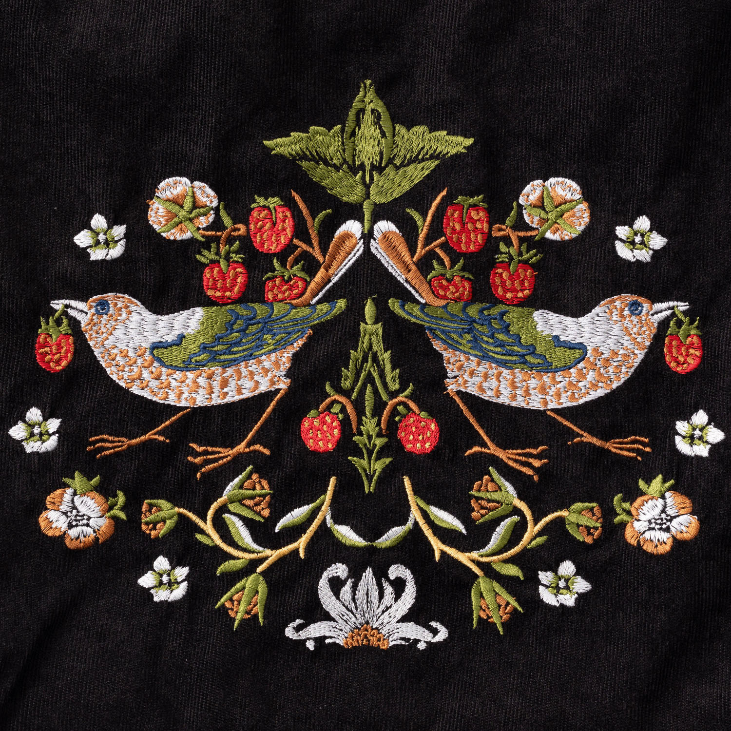 立体刺繍トートバッグ ウィリアム・モリス柄 - 画像14