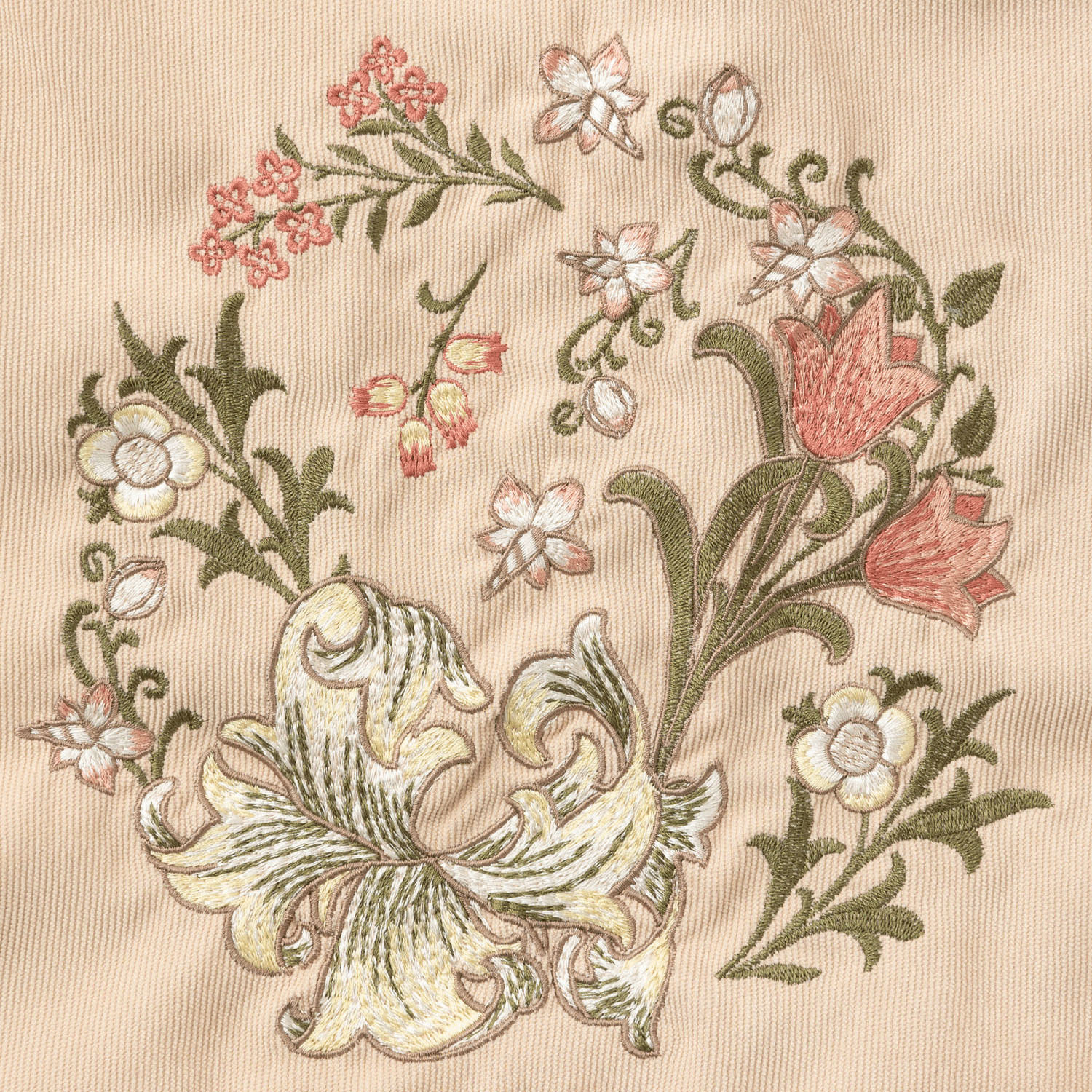 立体刺繍トートバッグ ウィリアム・モリス柄 - 画像8