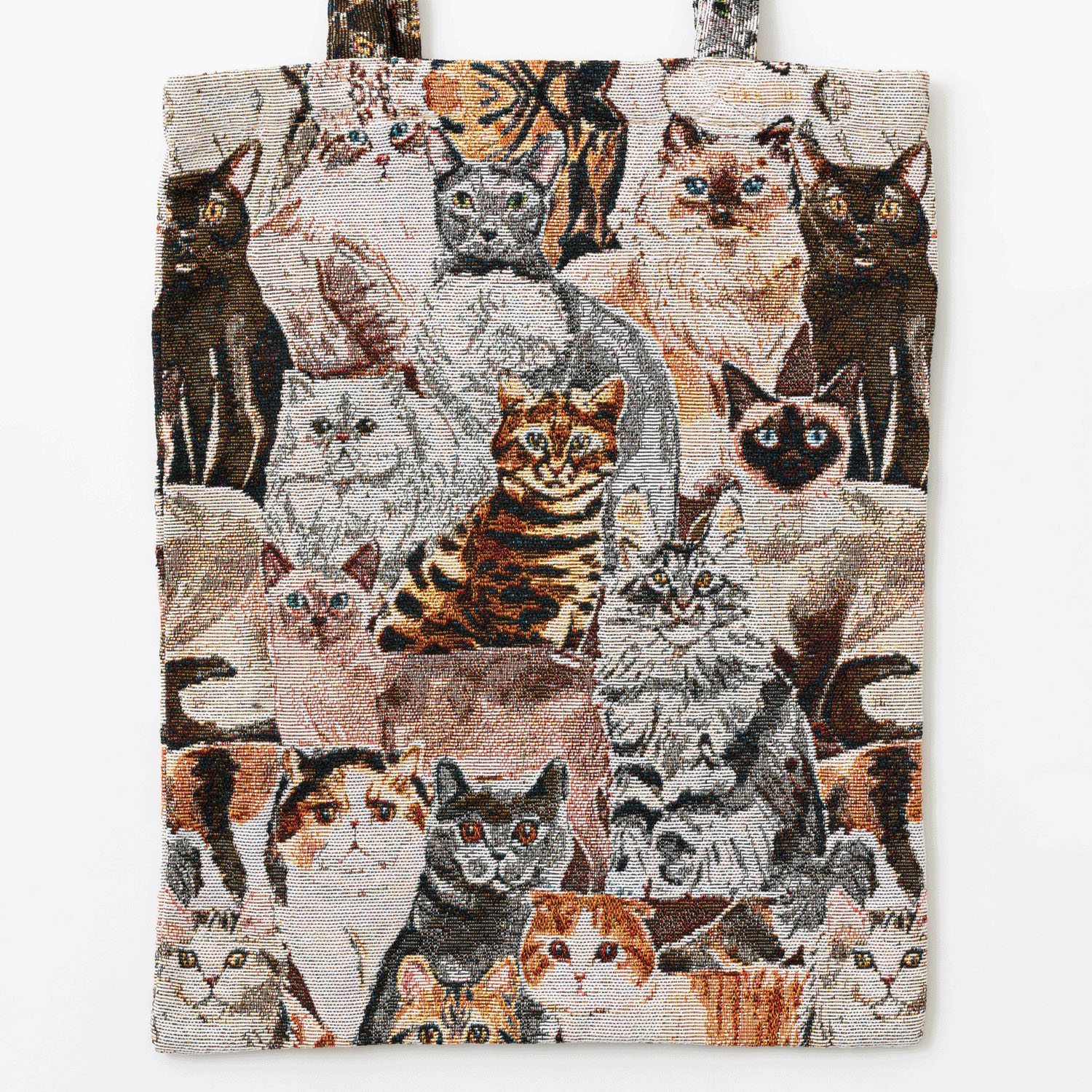 ジャガード織 猫柄トートバッグ【04番次回未定】 - 画像16