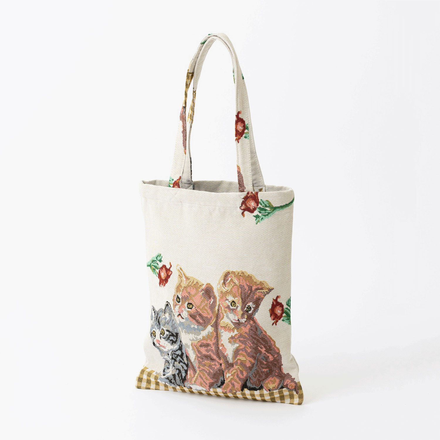 ジャガード織 猫柄トートバッグ【04番次回未定】 - 画像9