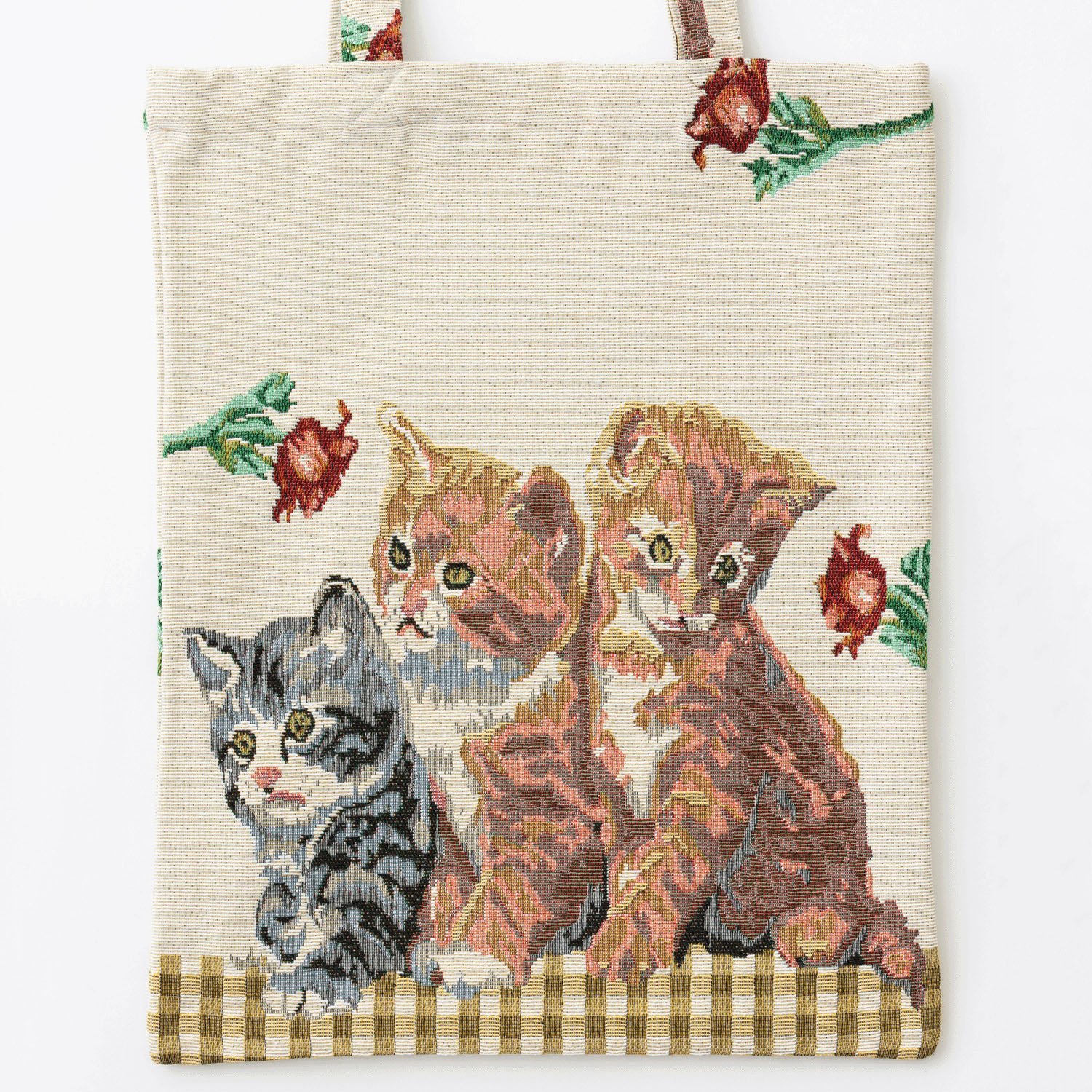 ジャガード織 猫柄トートバッグ【04番次回未定】 - 画像10