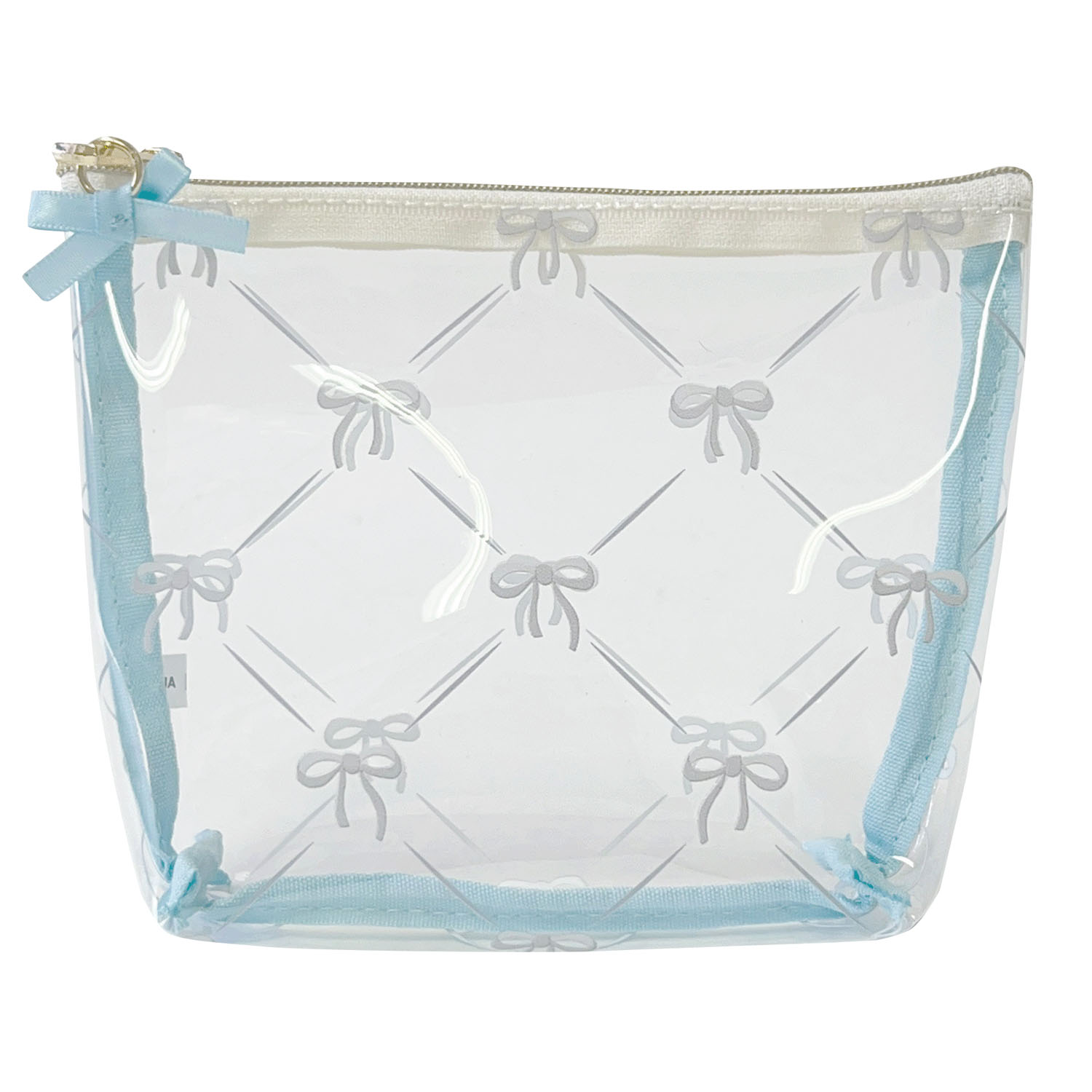 クリア舟形ポーチ リボン - 画像5