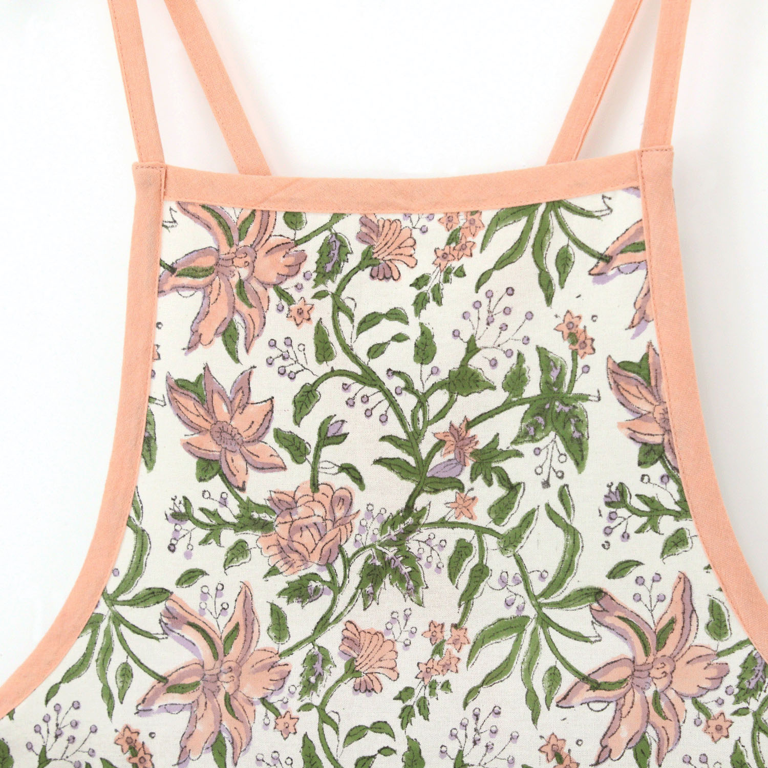 【在庫限り】エプロン カリーノブロックプリント - 画像3