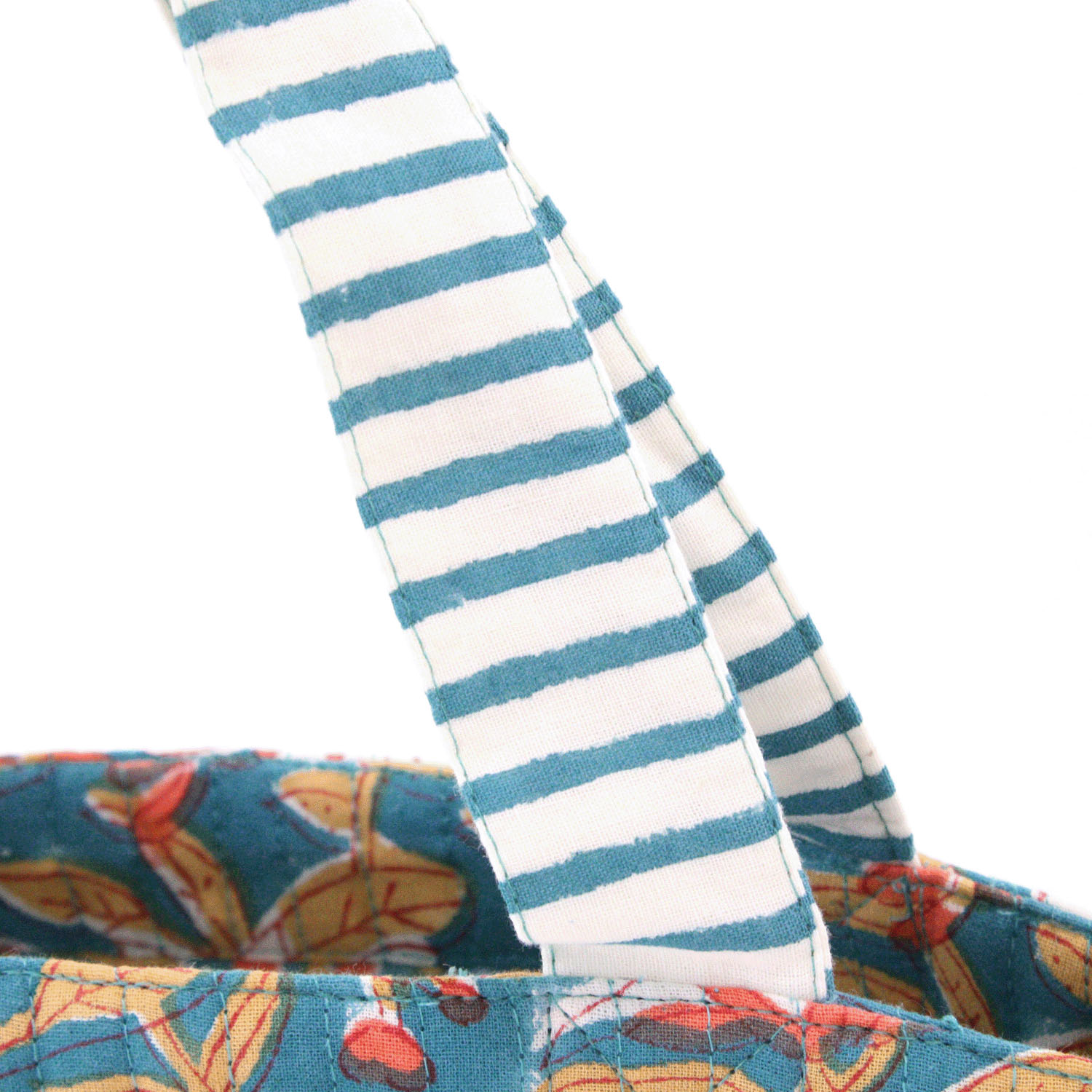 キルトミニトート カリーノブロックプリント - 画像7