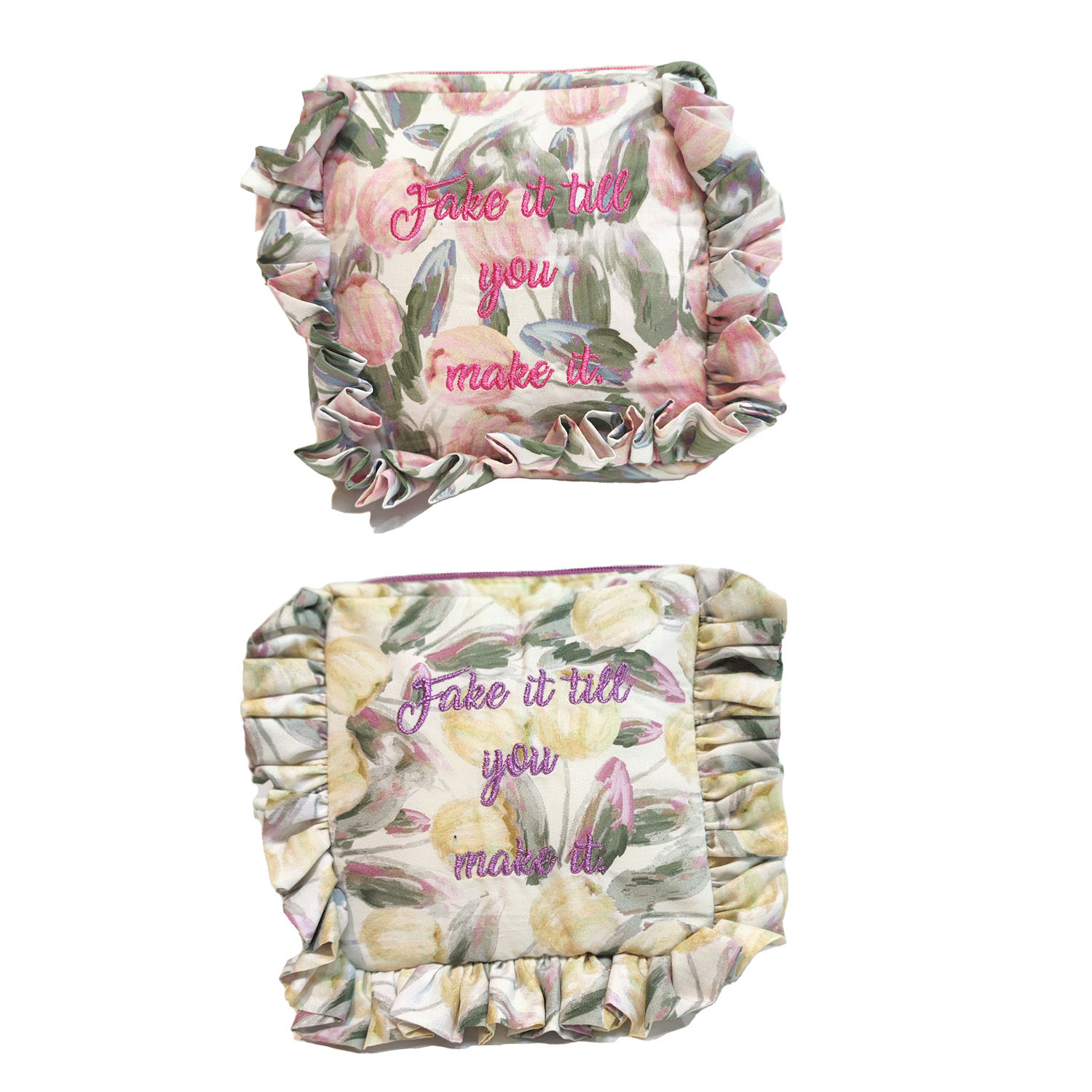 Frilly tulip  スクエアポーチ