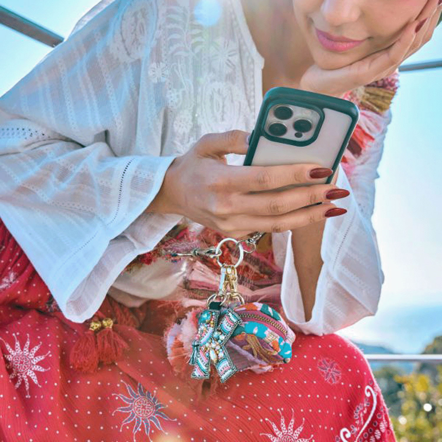 ビジュー イニシャルチャーム - 画像4