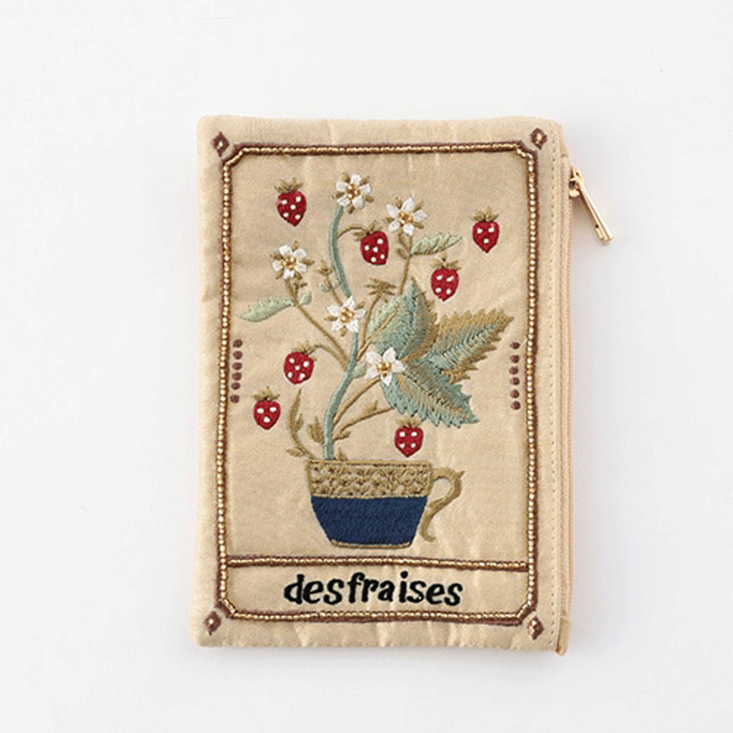 【在庫限り】ボタニカル刺繍ポーチ - 画像2