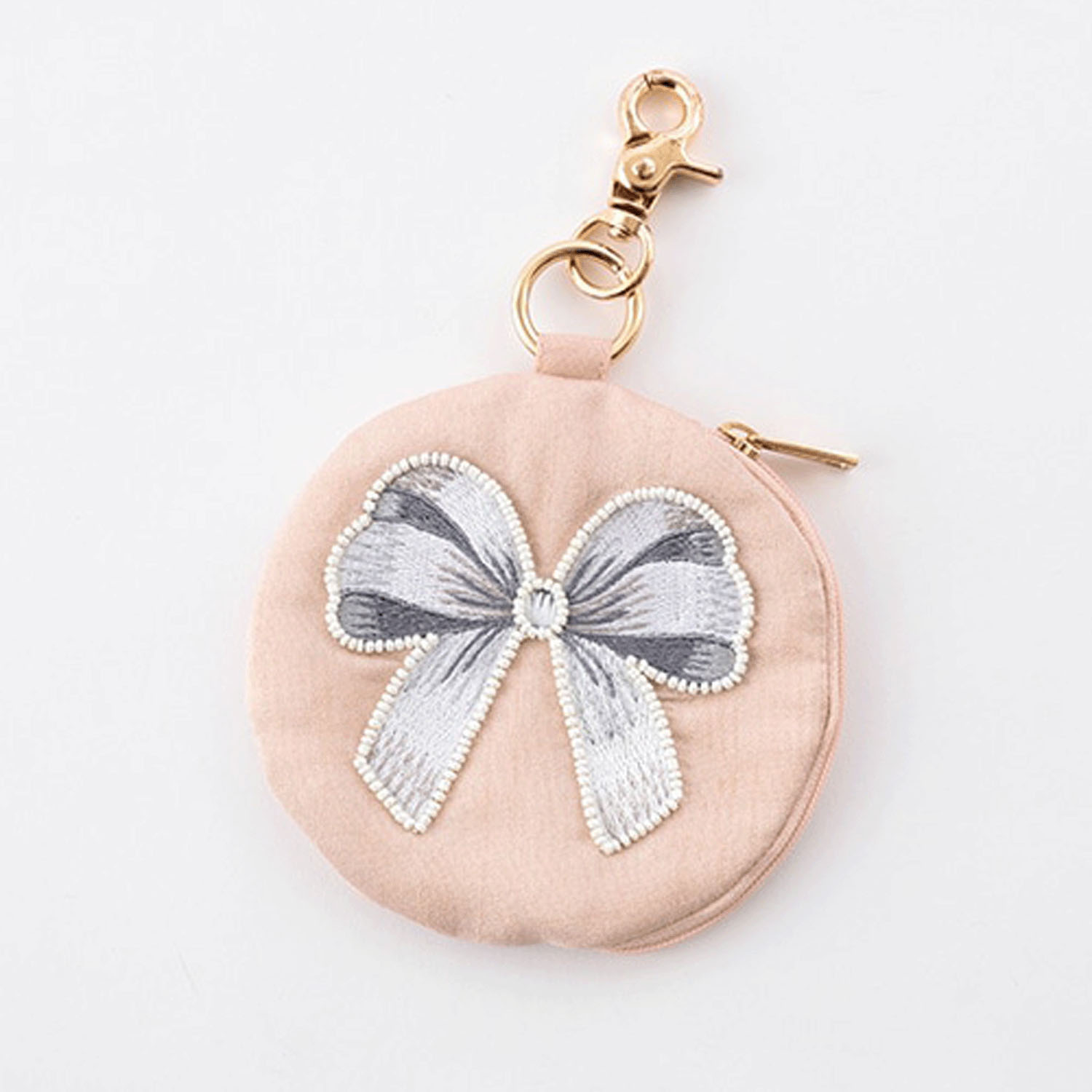 リボン刺繍キーポーチ - 画像2