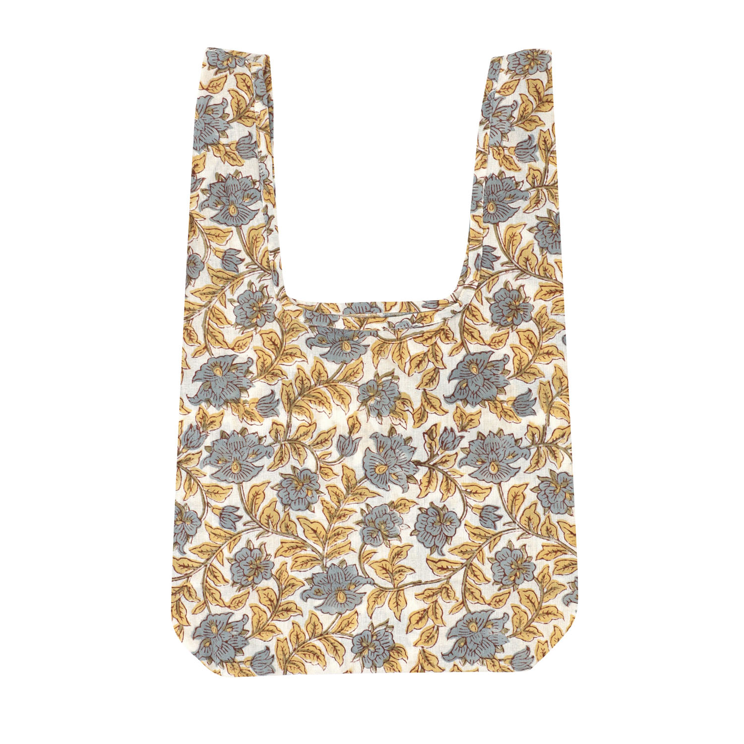 三つ折りエコバッグ アフリカンプリント - 画像1