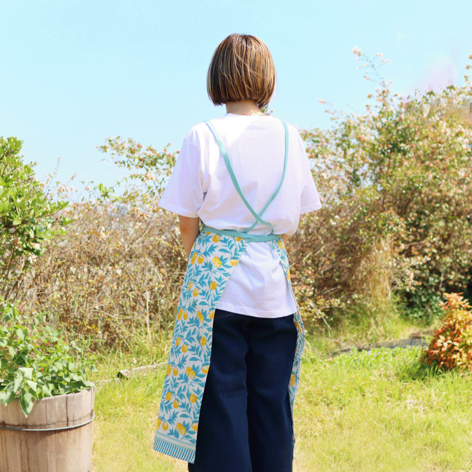 エプロン ボニータブロックプリント - 画像14