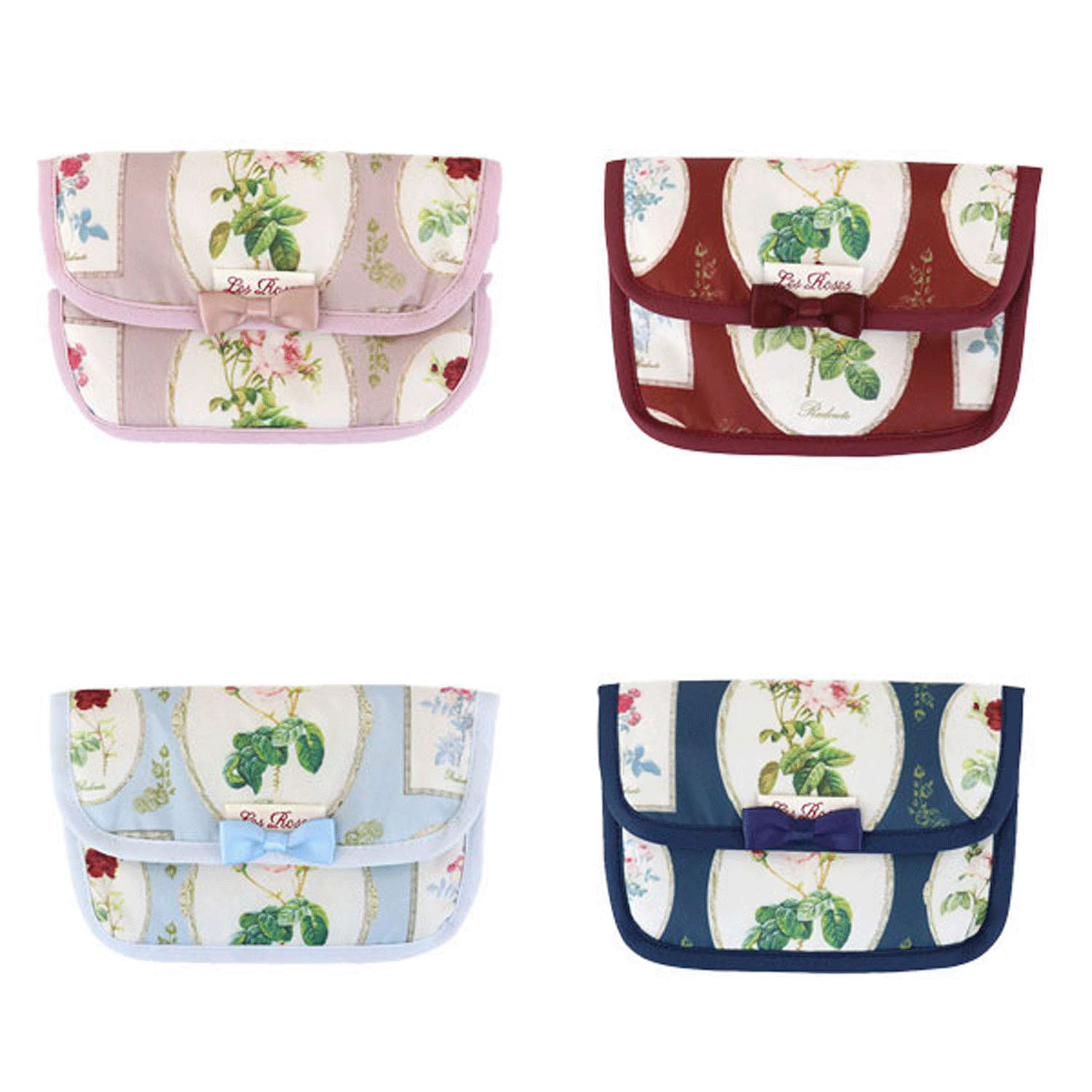 ルドゥーテ フレーム柄リボン付きピルポーチ - 画像1