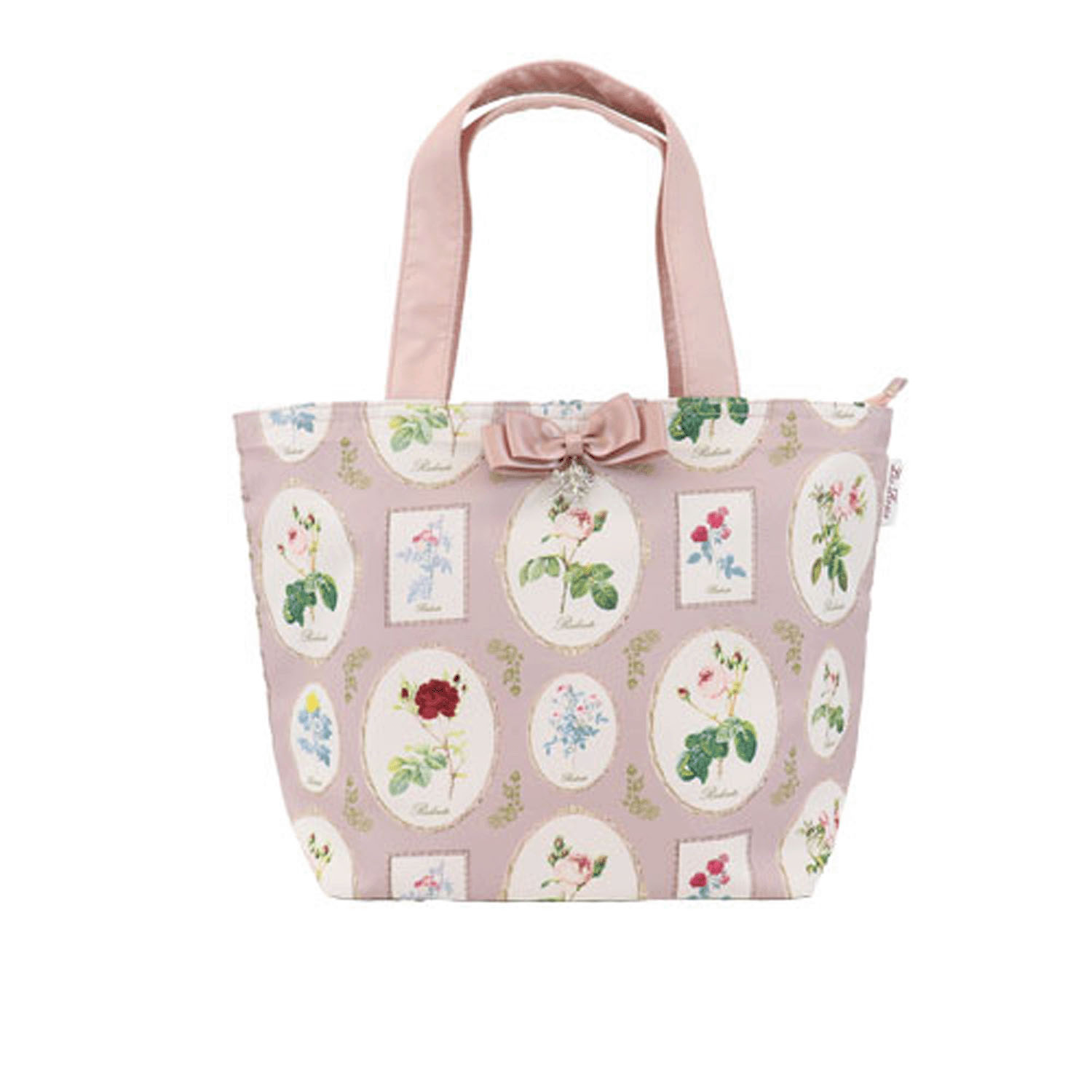 ルドゥーテ フレーム柄リボン付きミニトート【72番メーカー終了】 - 画像3