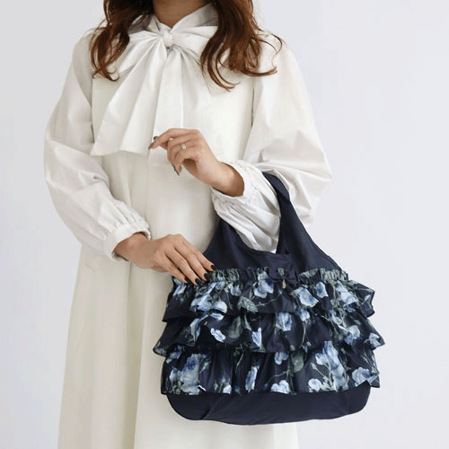 ルドゥーテ ブルーローズ エコバッグ - 画像7