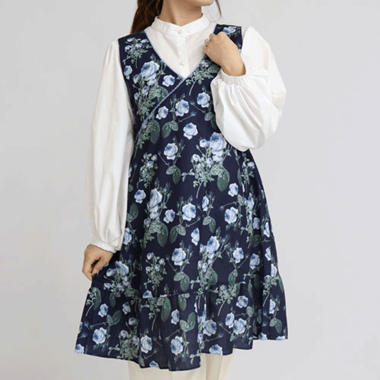 ルドゥーテ ブルーローズ  エプロン - 画像3