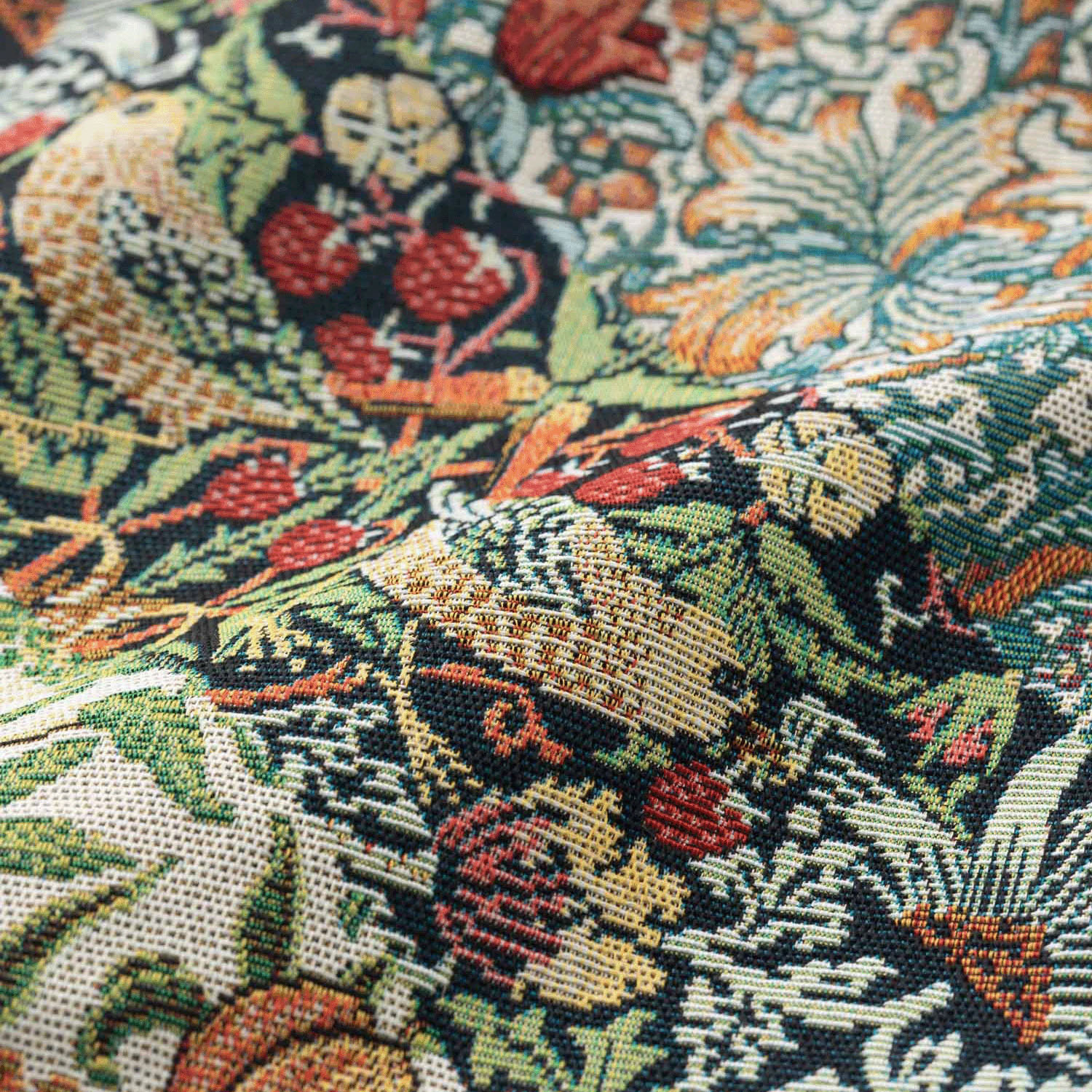 ウイリアム・モリス柄 ジャカード織 トートバッグ - 画像17