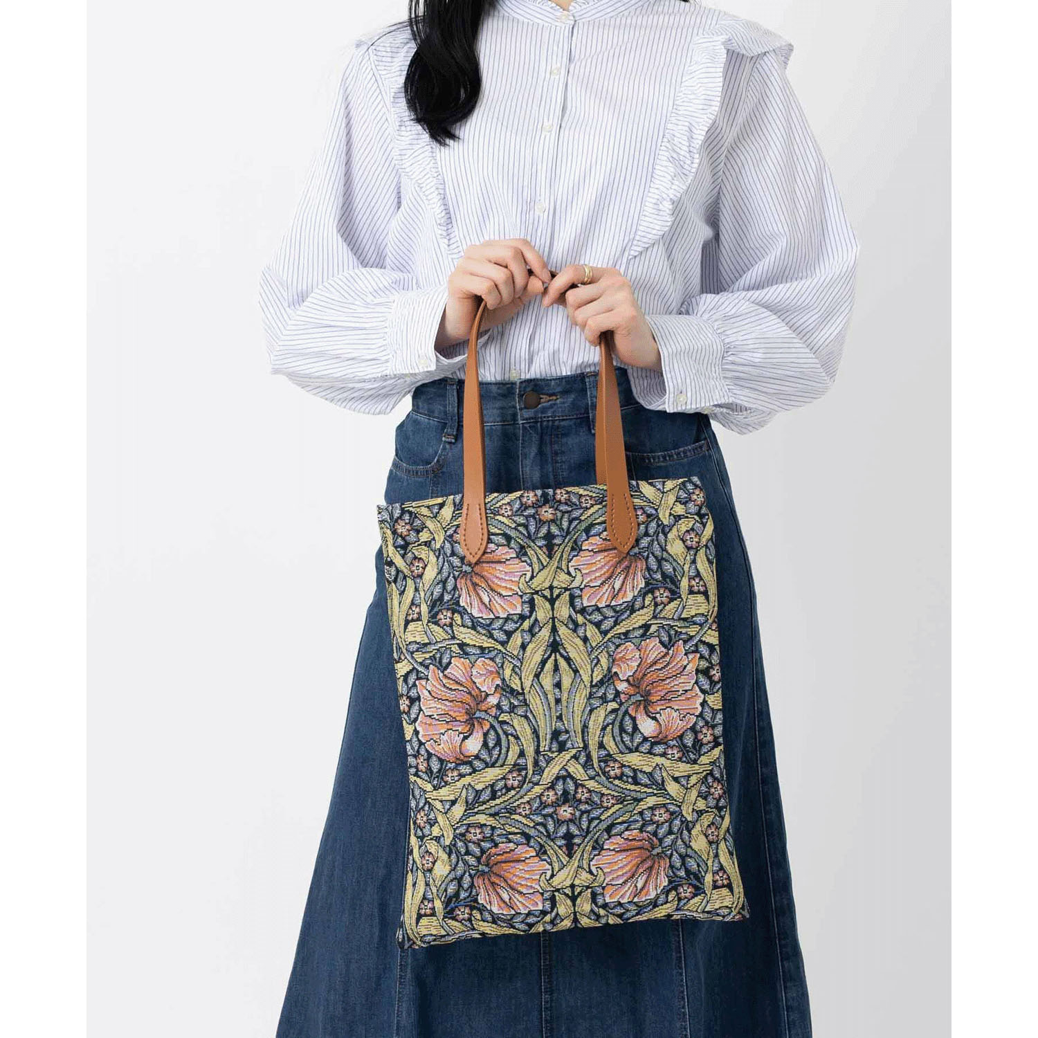 ウイリアム・モリス柄 ジャカード織 トートバッグ - 画像37